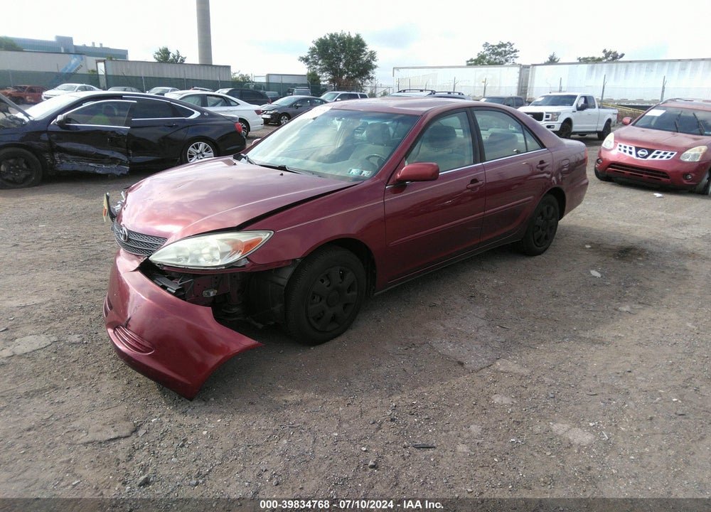 2004 TOYOTA CAMRY LE VIN: 4T1BE32K04U295556