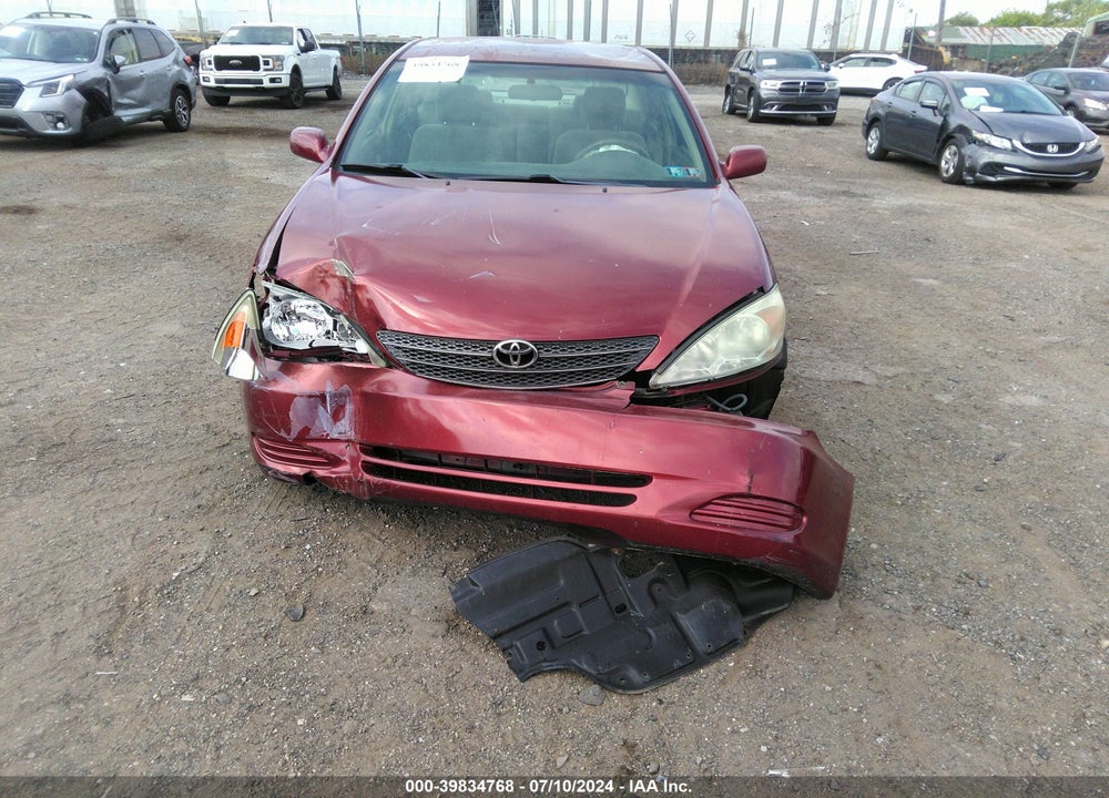 2004 TOYOTA CAMRY LE VIN: 4T1BE32K04U295556