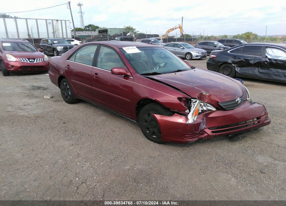 2004 TOYOTA CAMRY LE VIN: 4T1BE32K04U295556