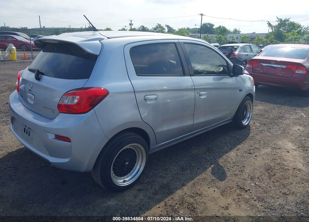 2018 MITSUBISHI MIRAGE SE VIN: ML32A4HJ5JH011611