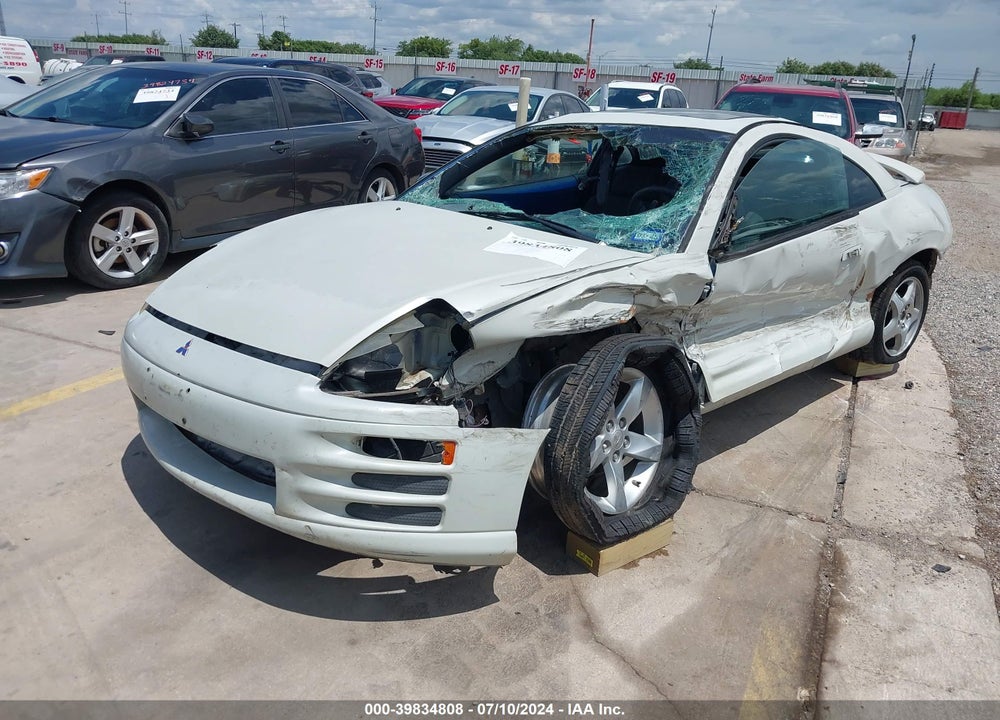 2001 MITSUBISHI ECLIPSE VIN: 4A3AC44G91E179182