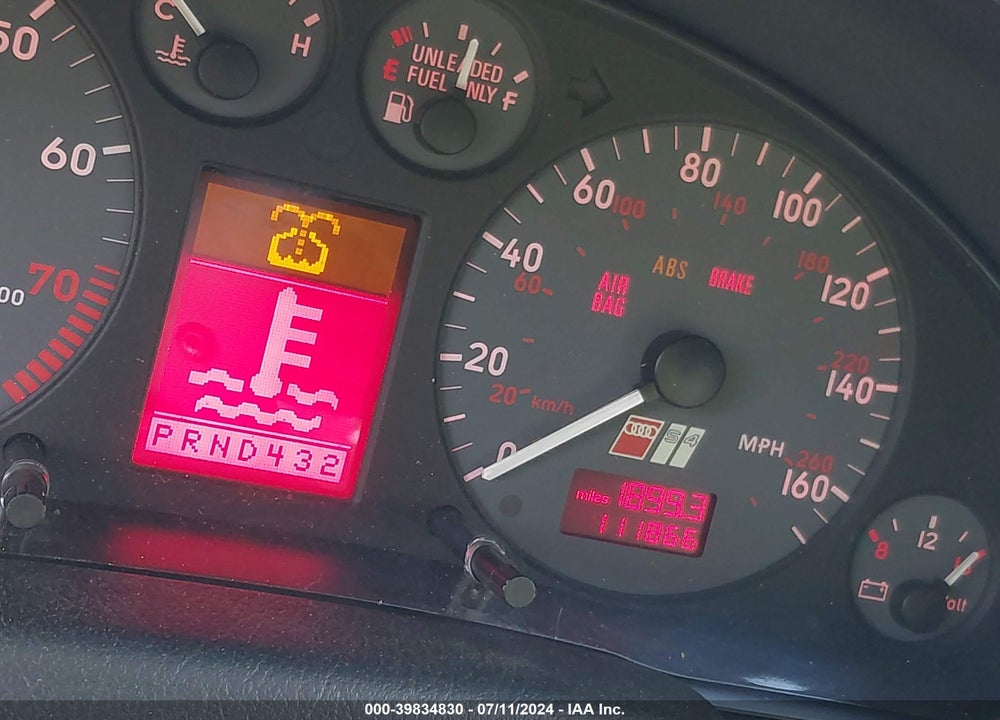 2001 AUDI S4 2.7T VIN: WAURD68D01A001776