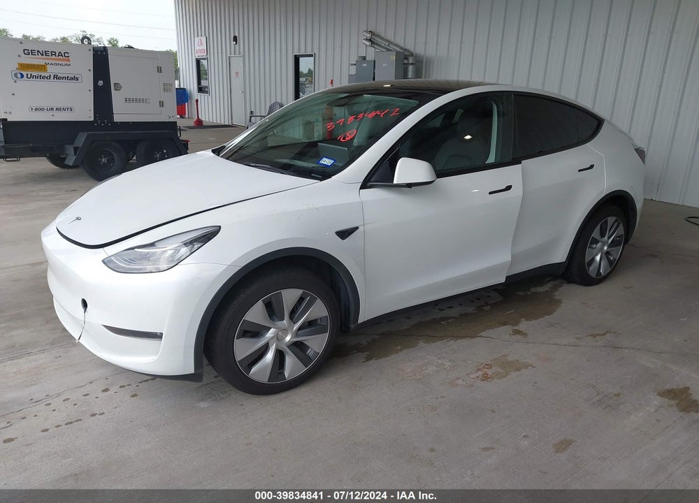 2023 TESLA MODEL Y AWD/LONG RANGE DUAL MOTOR ALL-WHEEL DRIVE VIN: 7SAYGDEE7PA113725