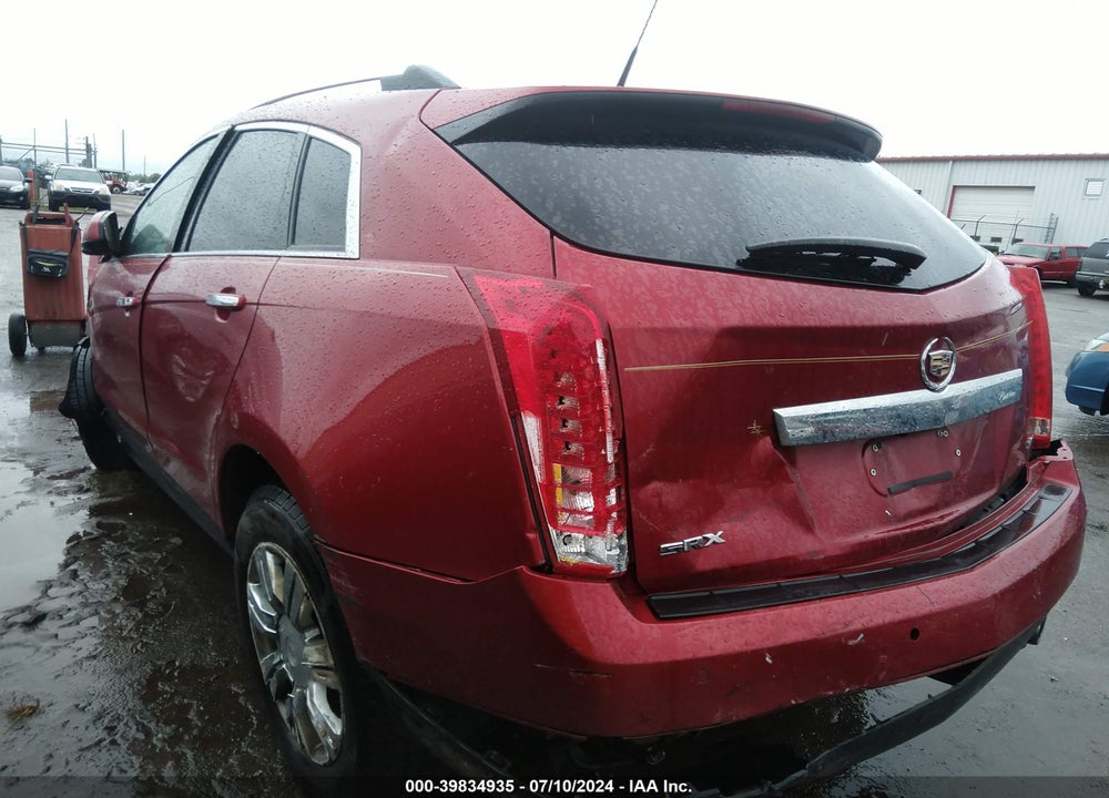2012 CADILLAC SRX LUXURY COLLECTION VIN: 3GYFNAE39CS521147