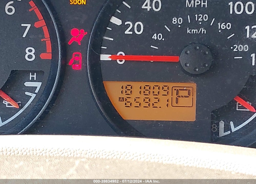 2008 NISSAN XTERRA S VIN: 5N1AN08U18C523319