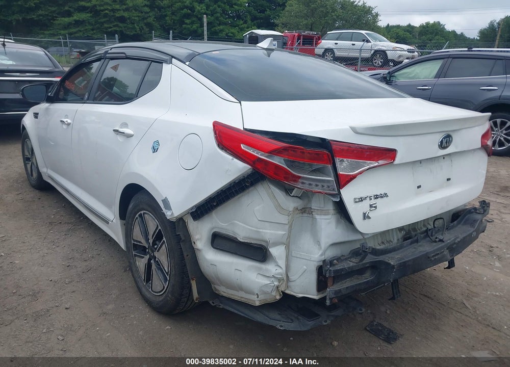 2012 KIA OPTIMA HYBRID EX VIN: KNAGM4AD3C5033087