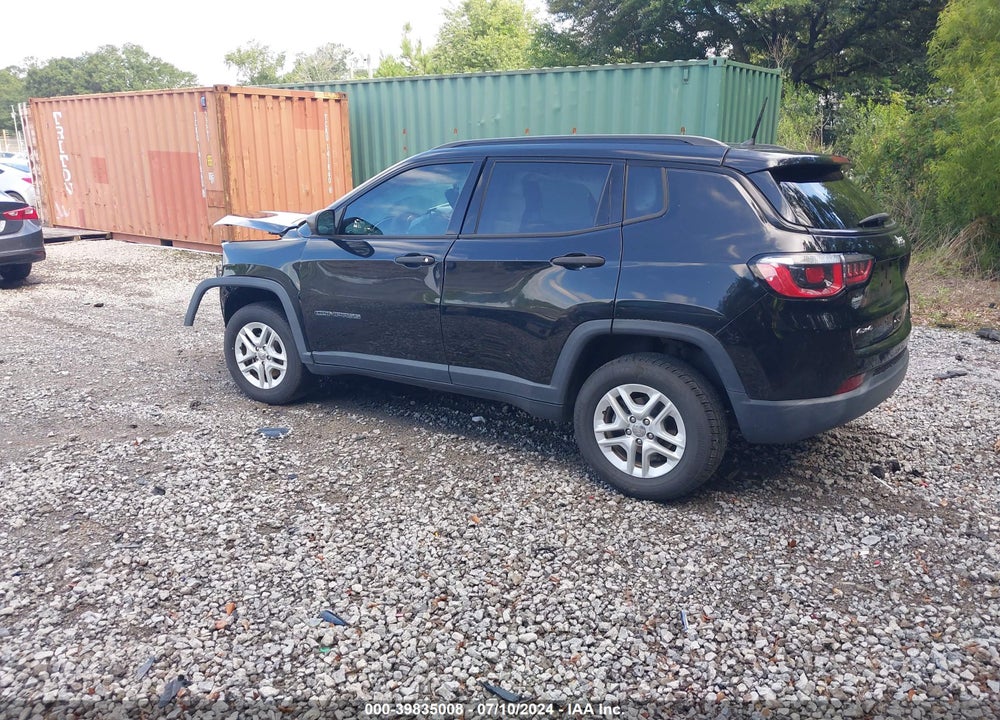 2018 JEEP COMPASS SPORT 4X4 VIN: 3C4NJDAB1JT131811