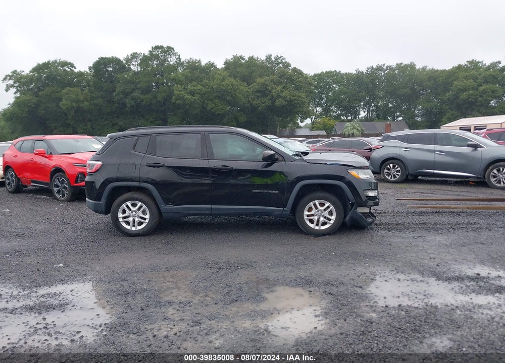 2018 JEEP COMPASS SPORT 4X4 VIN: 3C4NJDAB1JT131811