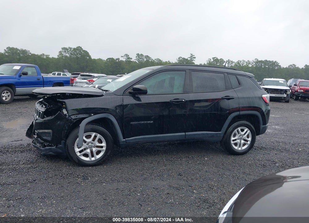 2018 JEEP COMPASS SPORT 4X4 VIN: 3C4NJDAB1JT131811
