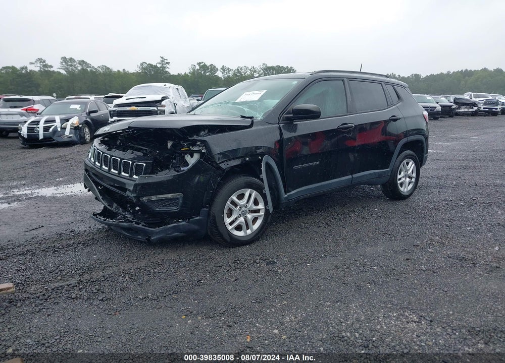 2018 JEEP COMPASS SPORT 4X4 VIN: 3C4NJDAB1JT131811
