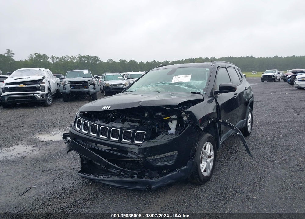 2018 JEEP COMPASS SPORT 4X4 VIN: 3C4NJDAB1JT131811