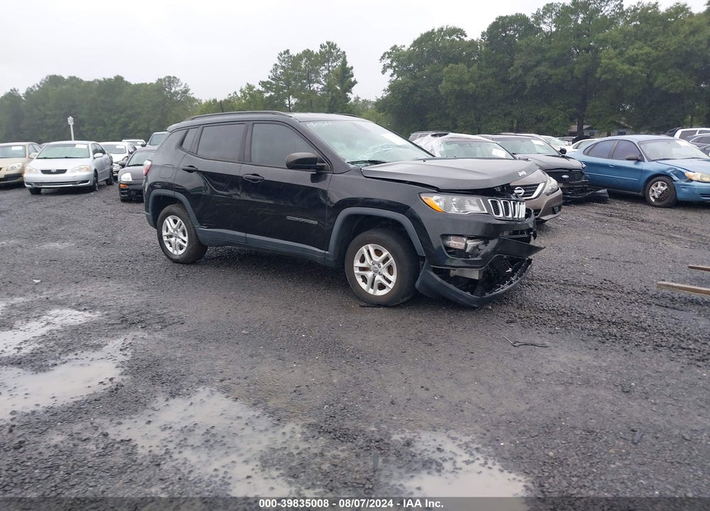 2018 JEEP COMPASS SPORT 4X4 VIN: 3C4NJDAB1JT131811