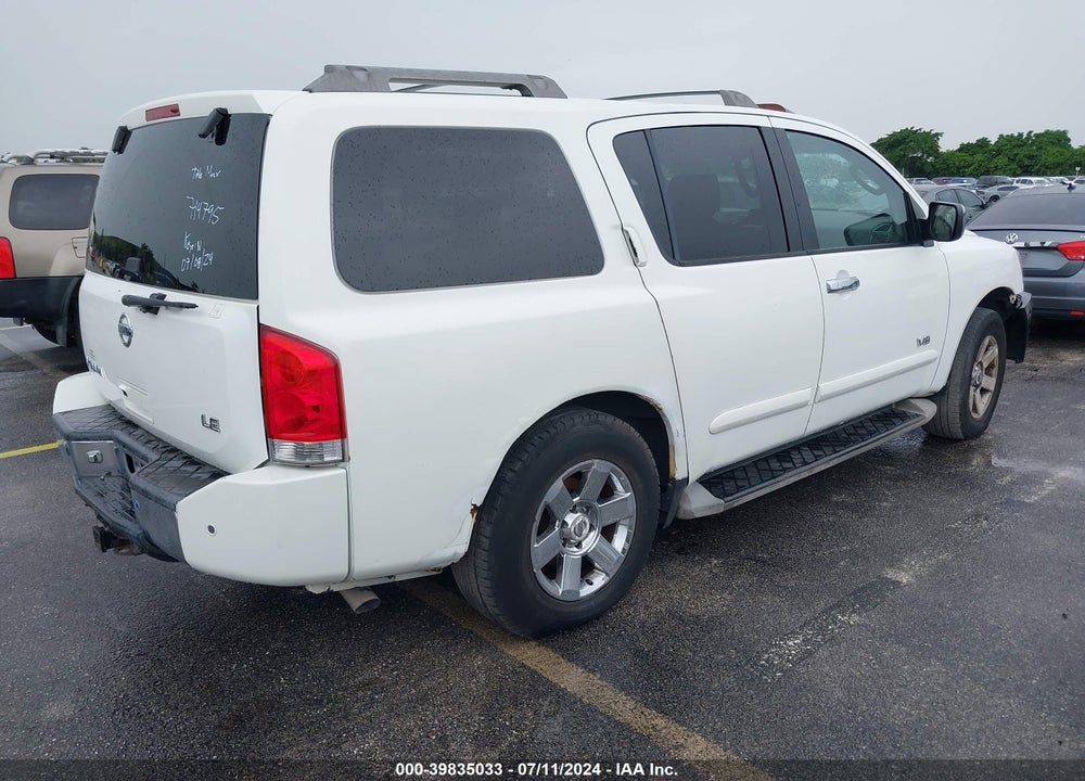 2007 NISSAN ARMADA LE VIN: 5N1BA08CX7N714795