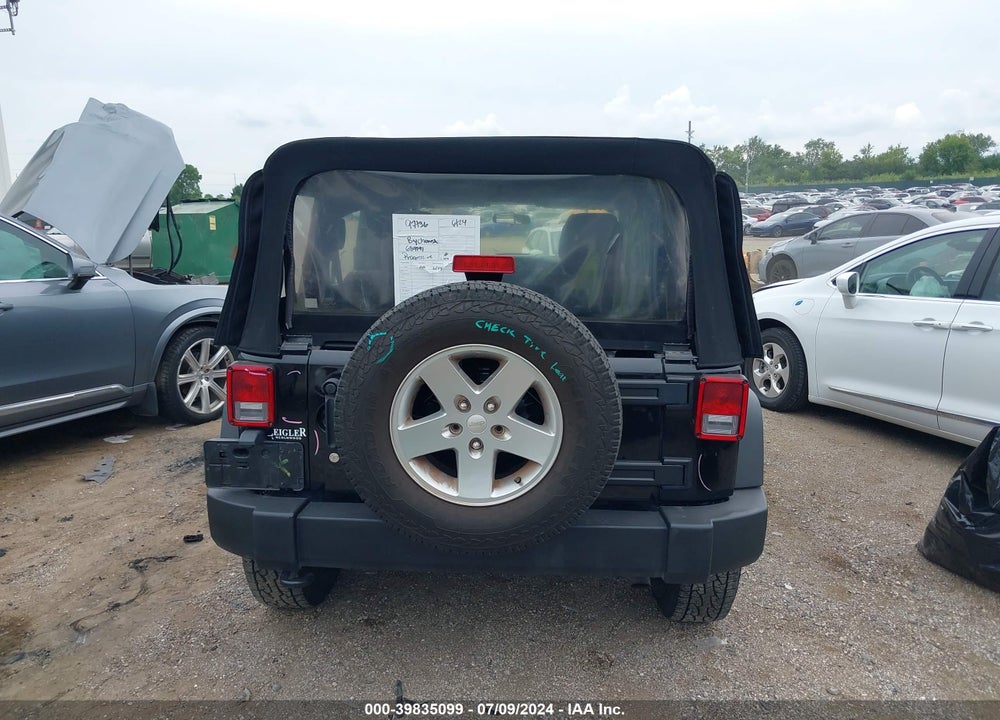 2013 JEEP WRANGLER UNLIMITED SPORT VIN: 1C4BJWDG6DL689191
