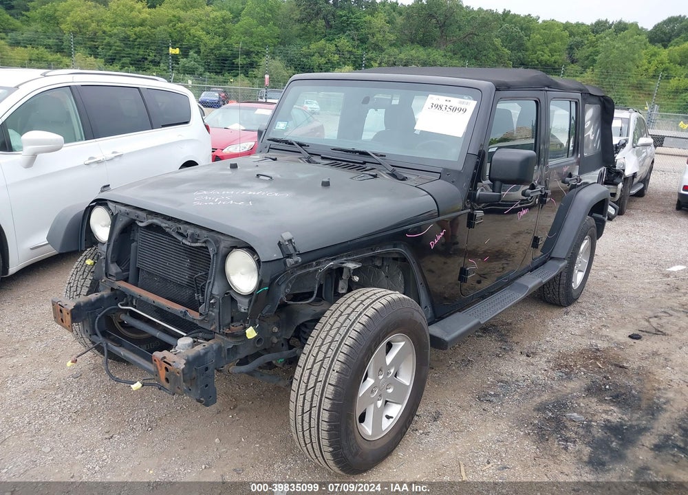 2013 JEEP WRANGLER UNLIMITED SPORT VIN: 1C4BJWDG6DL689191