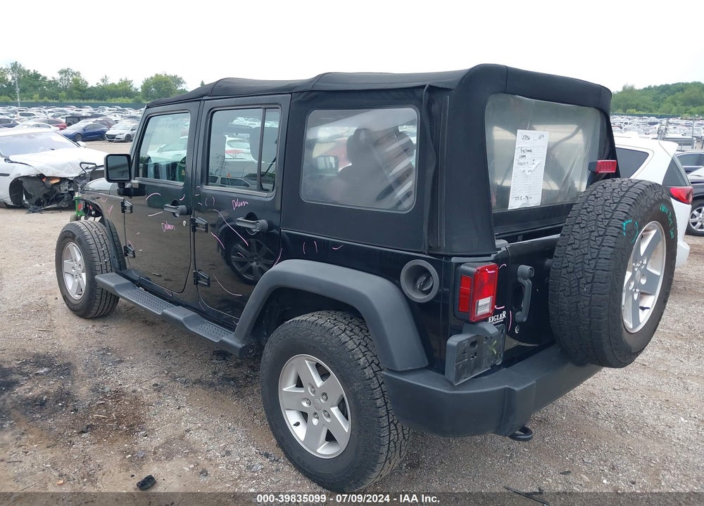 2013 JEEP WRANGLER UNLIMITED SPORT VIN: 1C4BJWDG6DL689191