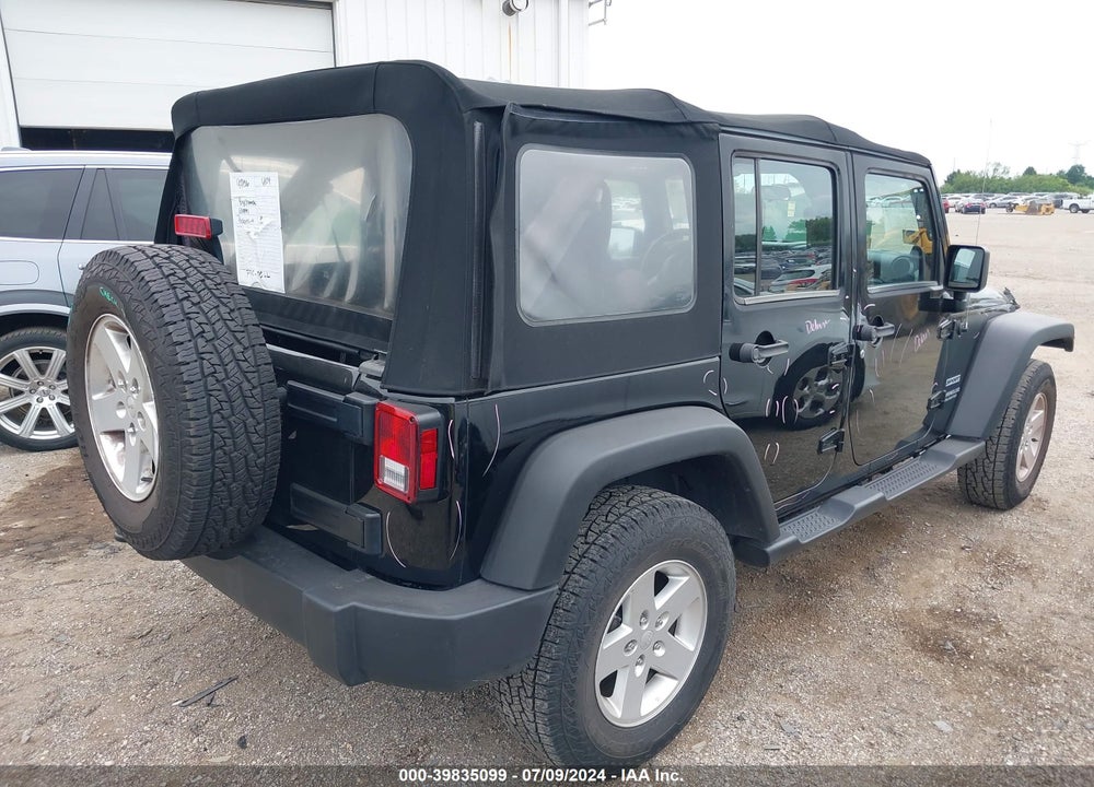 2013 JEEP WRANGLER UNLIMITED SPORT VIN: 1C4BJWDG6DL689191