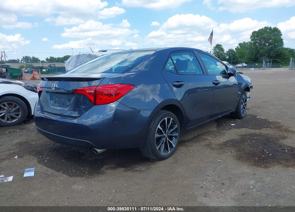 2017 TOYOTA COROLLA SE VIN: 2T1BURHE8HC846962