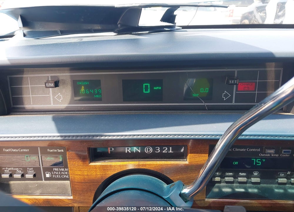 1990 CADILLAC DEVILLE VIN: 1G6CD133XL4256045
