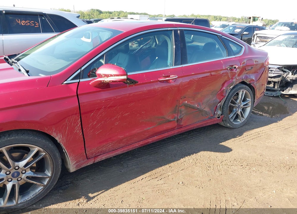2014 FORD FUSION TITANIUM VIN: 3FA6P0D98ER250825