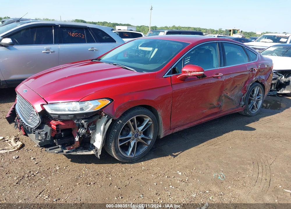 2014 FORD FUSION TITANIUM VIN: 3FA6P0D98ER250825