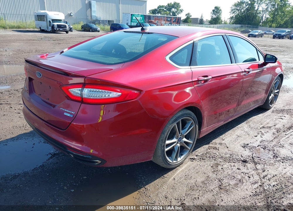 2014 FORD FUSION TITANIUM VIN: 3FA6P0D98ER250825