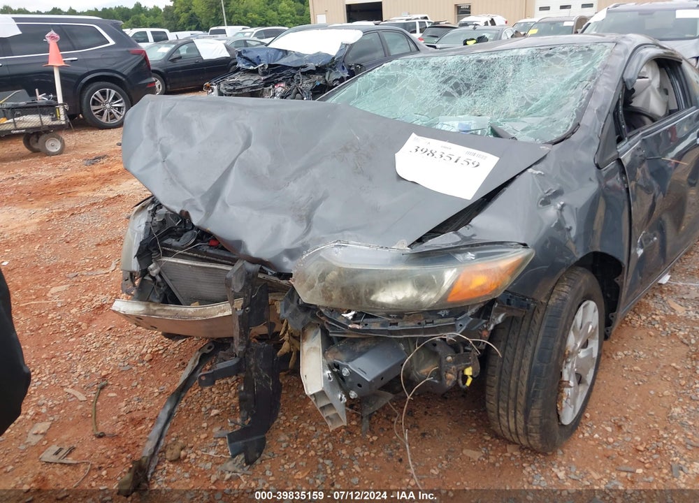 2012 HONDA CIVIC LX VIN: 2HGFG3B50CH566189