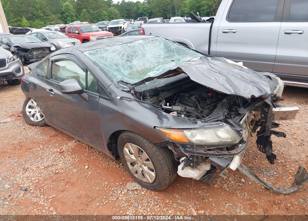 2012 HONDA CIVIC LX VIN: 2HGFG3B50CH566189