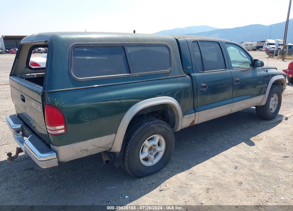 2000 DODGE DAKOTA SLT/SPORT VIN: 1B7GG2AN3YS645807