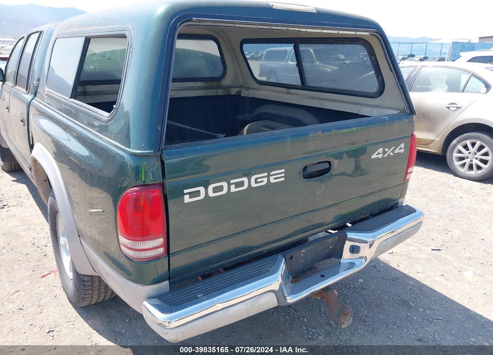 2000 DODGE DAKOTA SLT/SPORT VIN: 1B7GG2AN3YS645807