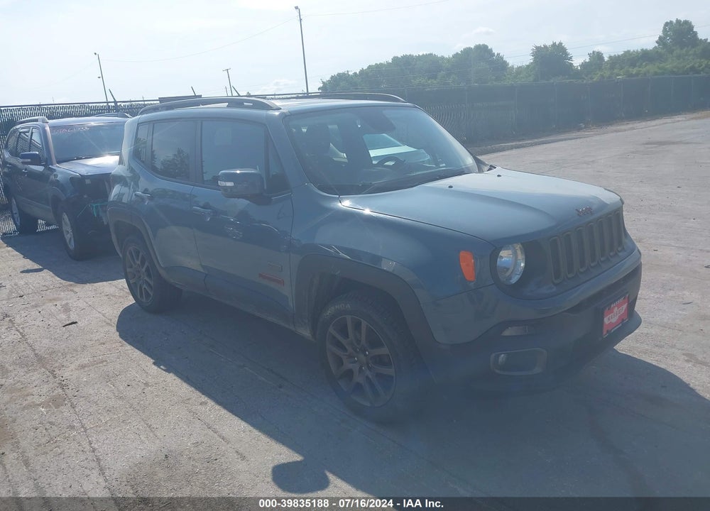 2016 JEEP RENEGADE 75TH ANNIVERSARY VIN: ZACCJBBTXGPD91112