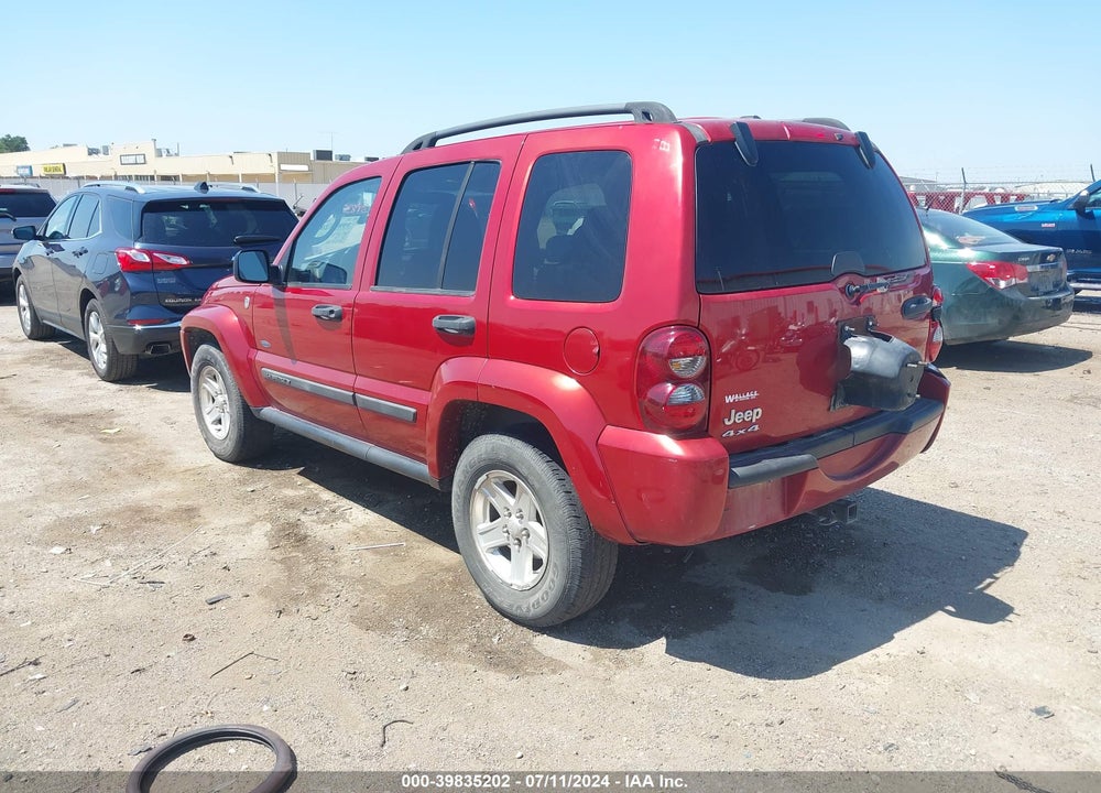 2007 JEEP LIBERTY SPORT VIN: 1J4GL48K87W618462