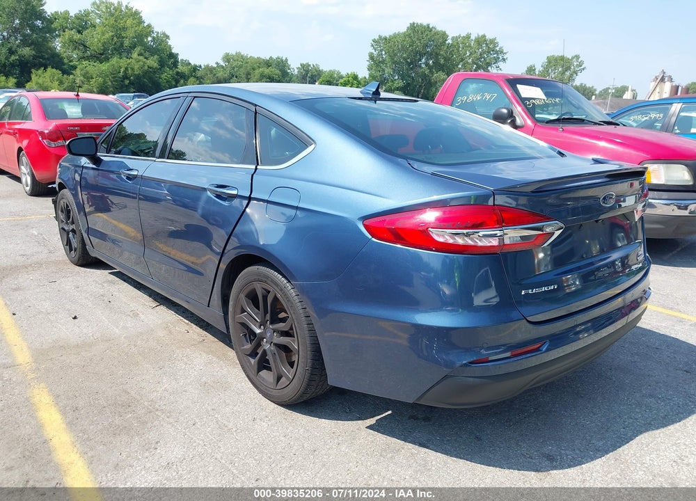 2019 FORD FUSION SE VIN: 3FA6P0HD7KR133215