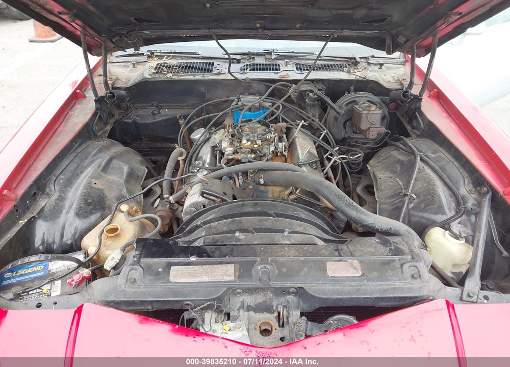 1979 CHEV CAMARO VIN: 1Q87L9L649541