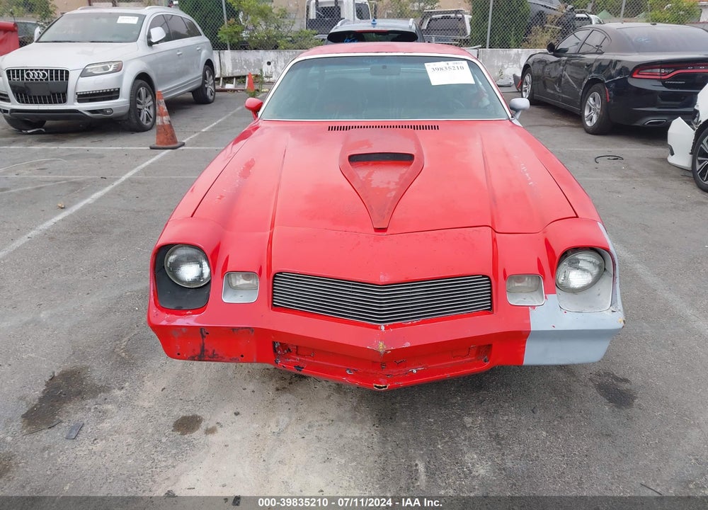 1979 CHEV CAMARO VIN: 1Q87L9L649541