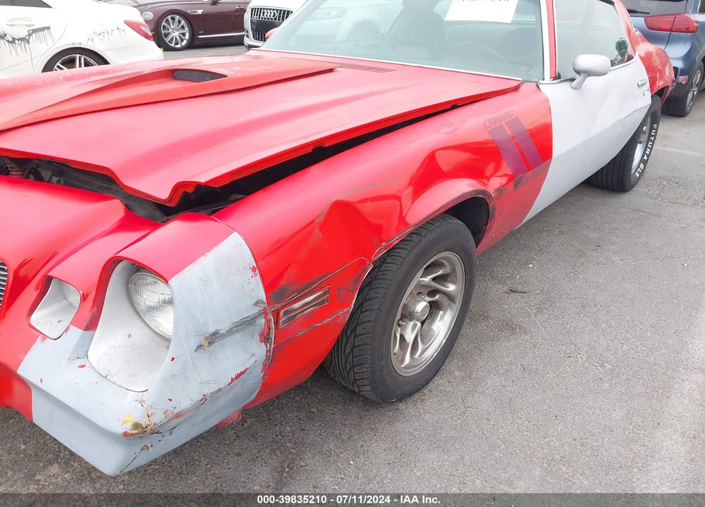 1979 CHEV CAMARO VIN: 1Q87L9L649541