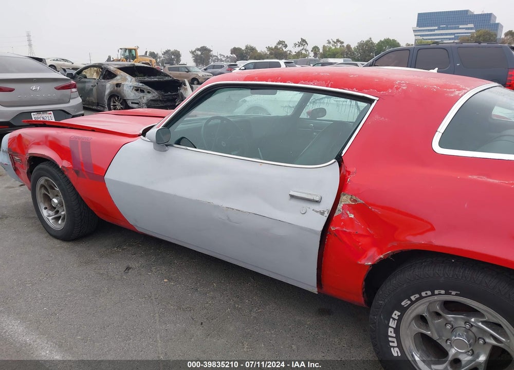 1979 CHEV CAMARO VIN: 1Q87L9L649541