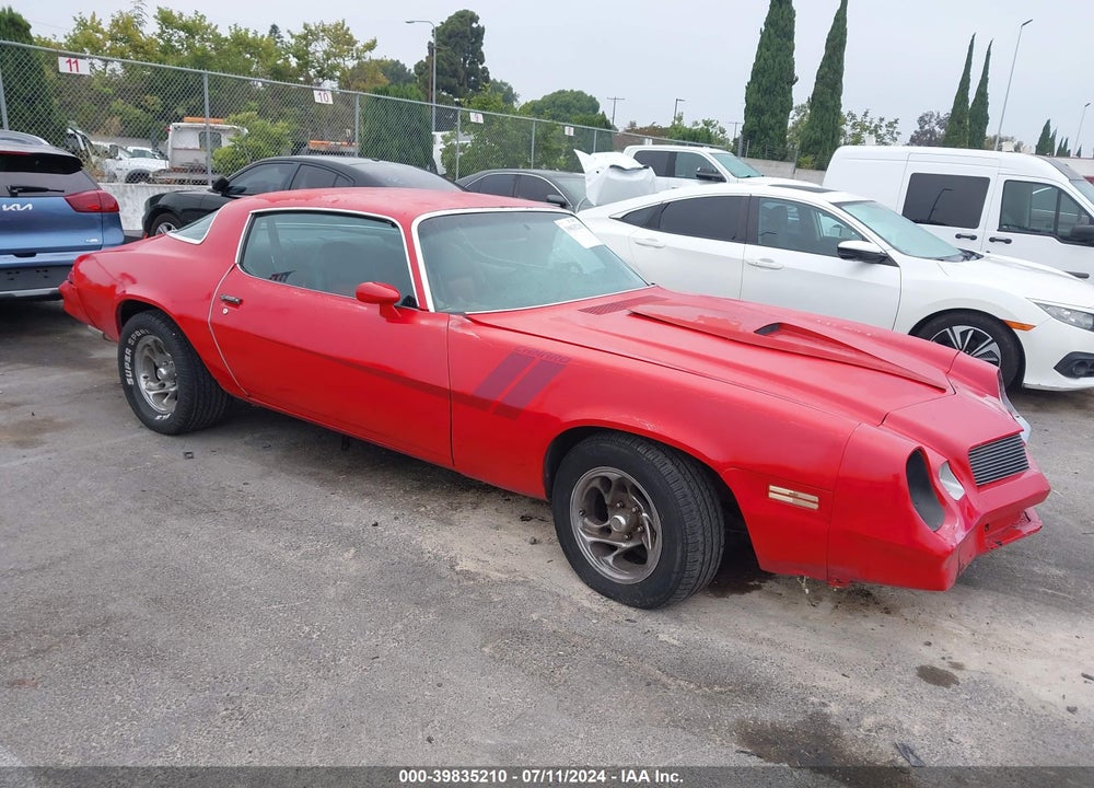 1979 CHEV CAMARO VIN: 1Q87L9L649541