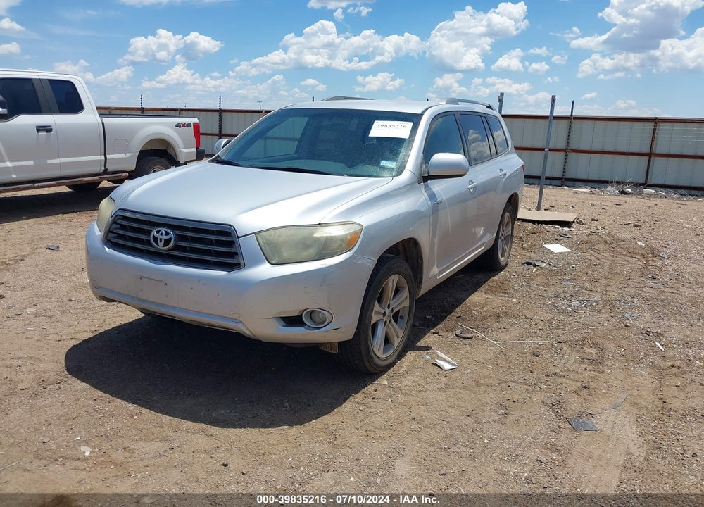 2008 TOYOTA HIGHLANDER SPORT VIN: JTEDS43A082031333
