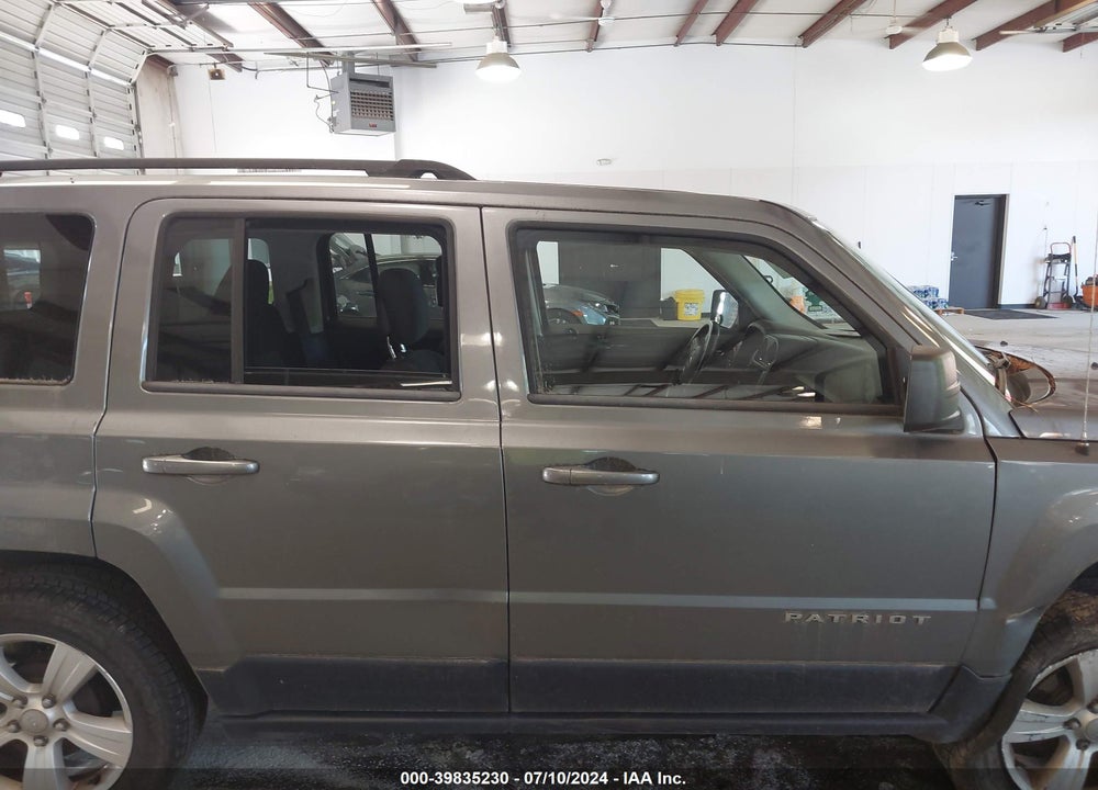 2014 JEEP PATRIOT LATITUDE VIN: 1C4NJPFA7ED626897