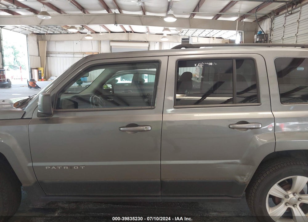 2014 JEEP PATRIOT LATITUDE VIN: 1C4NJPFA7ED626897