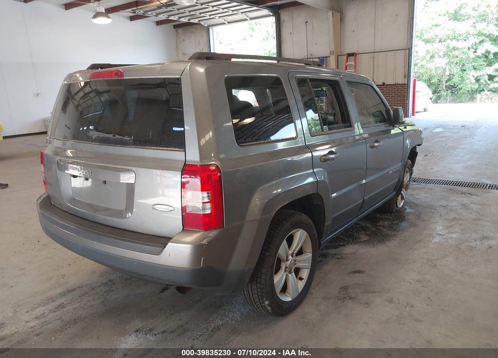 2014 JEEP PATRIOT LATITUDE VIN: 1C4NJPFA7ED626897