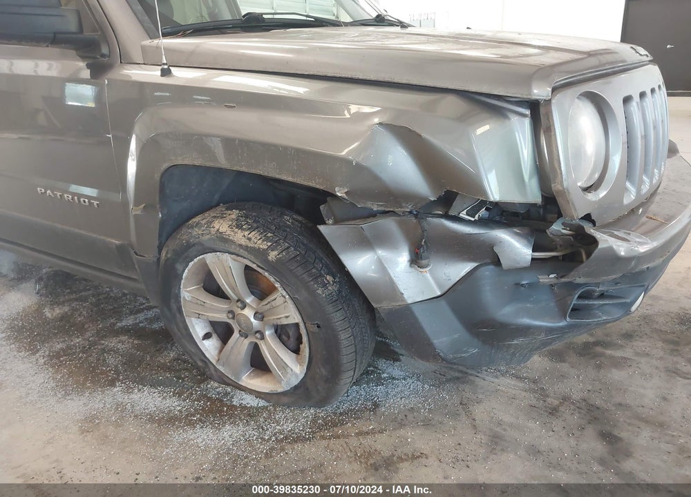 2014 JEEP PATRIOT LATITUDE VIN: 1C4NJPFA7ED626897