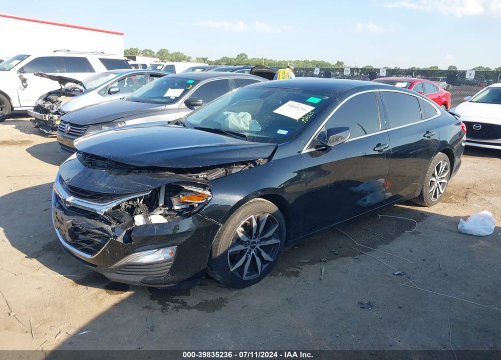 2020 CHEVROLET MALIBU FWD RS VIN: 1G1ZG5STXLF113665