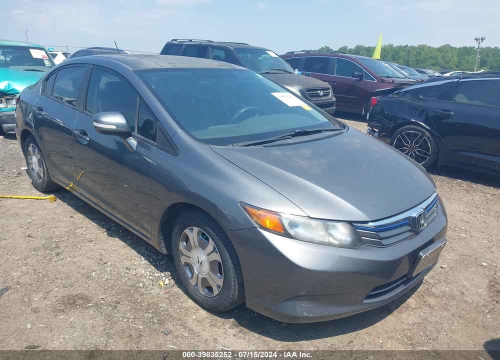 2012 HONDA CIVIC HYBRID VIN: JHMFB4F25CS004329