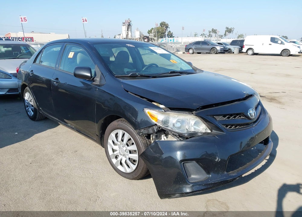 2012 TOYOTA COROLLA LE VIN: 5YFBU4EE0CP054515