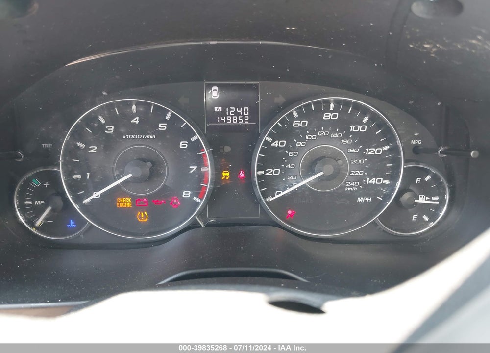 2011 SUBARU OUTBACK VIN: 4S4BRCCC5B1407939