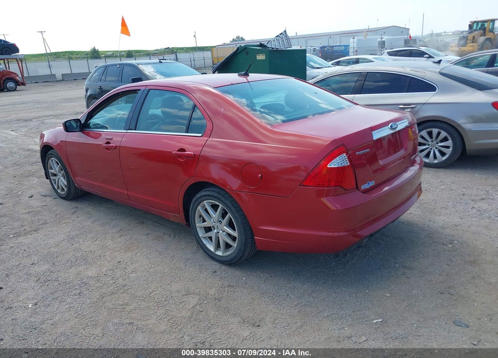 2011 FORD FUSION SEL VIN: 3FAHP0JGXBR325550