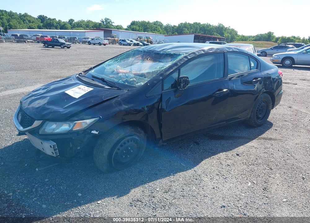 2013 HONDA CIVIC LX VIN: 2HGFB2F57DH517530