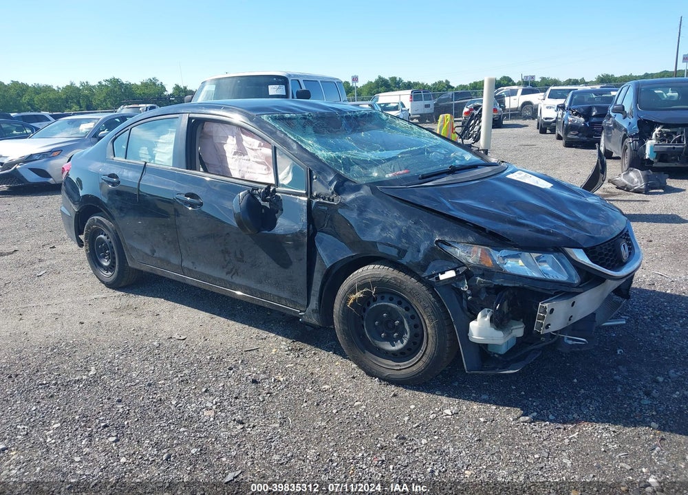 2013 HONDA CIVIC LX VIN: 2HGFB2F57DH517530